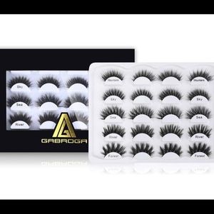 10 Pairs Of Faux Eyelashes